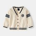 thumbnail image 3 of GYRATEDREAM Unisex Cardigans Sweater Boy' Girls' V-Neck School Uniform Cotton Knit Sweaters 2-6T, 3 of 6