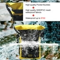 thumbnail image 4 of Tignapoo 30L Waterproof PVC Outdoor Backpack for Swimming, Hiking & Travel - White, IPX6 Rated, Large Capacity, Dry-Wet Separation Design, Durable 500D Mesh Material, 4 of 6