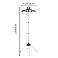 thumbnail image 3 of Gmogad Iron Steam Stand, Steaming Clothes Hangers, Handheld Clothes Stands, Folding Handheld Cloths Stand, Coat Stand, Garment Handheld Stand Black, 3 of 9