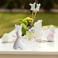 thumbnail image 4 of Exquisite Ceramic Easter Decoration, Cabinet Living Room Bunny Decor Ceramic Bookend Tabletop Decor, Cute Table Decoration Props, Multi-Purpose Small Crafts, for Holiday & Daily Home Decor, 4 of 6