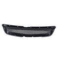 thumbnail image 1 of EK T-R Style Front Bumper Hood Mesh Grill Racing Grille for EK DX EX LX Type R 1999-2000 Glossy Black, 1 of 5