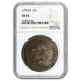 thumbnail image 1 of 1799/8 Draped Bust Dollar VF-35 NGC, 1 of 4