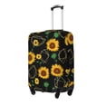 thumbnail image 2 of Easygdp Sunflowers3 Print Elastic and Washable Suitcase Protective Cover with Hidden Zipper Fits 18-32 inch Luggage -Medium, 2 of 9