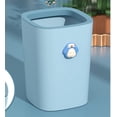 thumbnail image 1 of Bote De Basura De Dibujos Animados, Bote De Basura Sin Tapa, Bote De Basura De Plástico Oculto Bolsa De Basura Cocina, Sala De Estar, Bote De Basura De Oficina,Blue. Afortunado Sencillez, 1 of 5