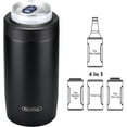 thumbnail image 1 of 4-en-1 Skinny Can Cooler Double Wall Stainless Steel Insulat MoreFeel MoreFeel, 1 of 2