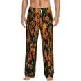 thumbnail image 2 of Goofa Daisies Printed Soft Pajama Pants for Men, Wide Leg Comfy Casual Lounge Yoga Pants-Small, 2 of 9