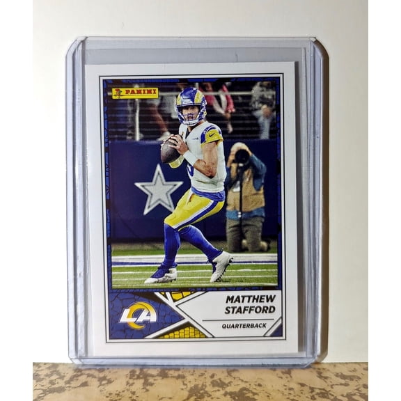 Matthew Stafford 2024 Panini NFL #14 Sticker Card Los Angeles Rams