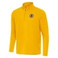 thumbnail image 2 of Men's Antigua Gold Boston Bruins Intent Quarter-Zip Top, 2 of 3