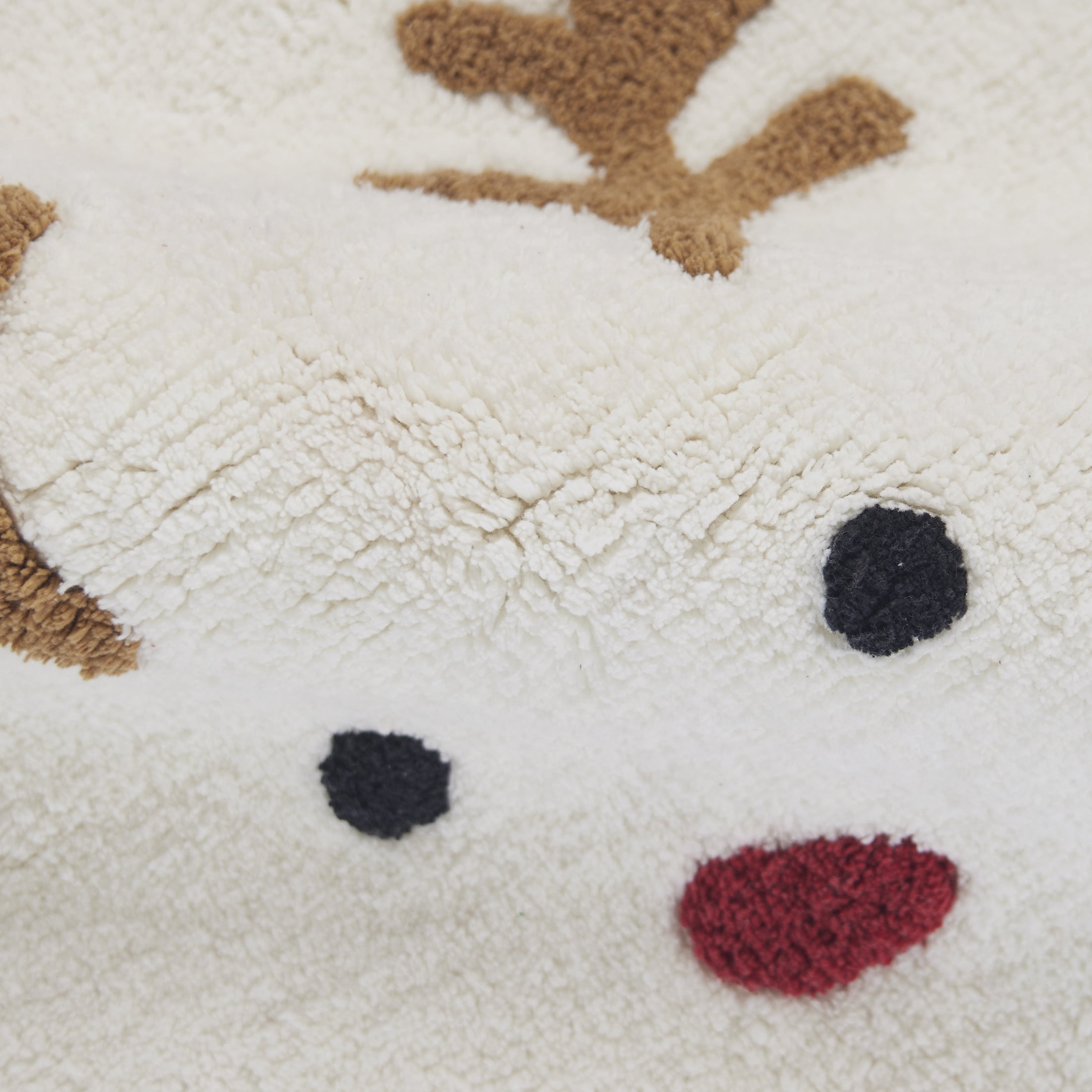 Holiday Time Reindeer Bath Rug, 17"x24"