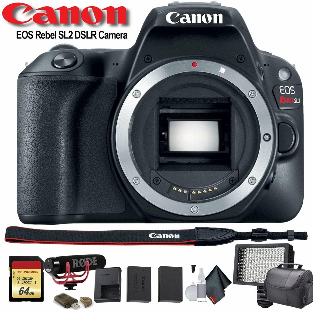 Canon EOS Rebel SL2 DSLR Camera 2249C001 Pro Bundle 02