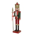 thumbnail image 4 of HOLIDAY TIME PL Christmas 33 in RED/GRN NUTCRACKER Home Decoration, 4 of 5