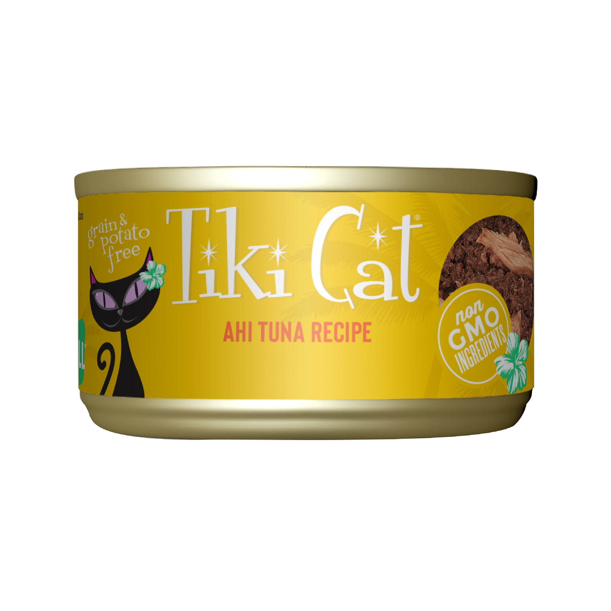 (12 pack) Tiki Cat Grill Wet Cat Food, Ahi Tuna, 2.8 oz. Can