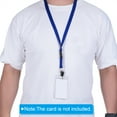 thumbnail image 5 of Uxcell Office Lanyard Neck Flat Lanyard with Oval Clasp and Detachable Buckle Blue 2 Pack, 5 of 5