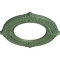 thumbnail image 3 of Ekena Millwork 11 1/8"OD x 6 1/8"ID x 5/8"P Benson Ceiling Medallion (Fits Canopies up to 6 1/8"), Hand-Painted Athenian Green, 3 of 7