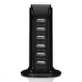 thumbnail image 3 of USB Charging Station Hub  Smart IC Tech 6A 30W 6 Port USB Wall Charger Desktop Charging Multi Ports Rapid Adapter for iPad Cellphones Camera, 3 of 9