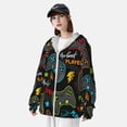 thumbnail image 3 of Kdxio Play Game3 Print Women Men Sun Protection UPF 50+ Jackets Zip Up Long Sleeve Hoodie Hiking Lightweight with Pockets, 3 of 7
