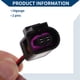thumbnail image 4 of Arnés de puente de alternador Unique Bargains 2 Pin No.4D0971992 para VW Passat 01-13, arnés de cableado de alternador de automóvil, 4 piezas de tubo termocontraíble negro, 1 juego, 4 of 7