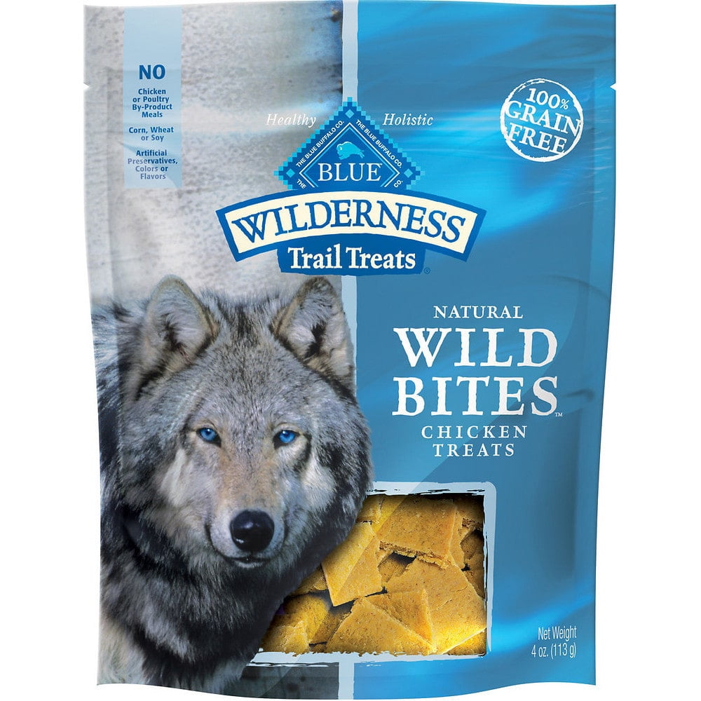 Blue Buffalo Wilderness Trail Treats Wild Bites Chicken Grain Free Dog