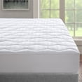 thumbnail image 3 of Peace Nest White 500 Thread Count Microfiber Mattress Pad Queen 60" X 80", 3 of 5