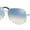 Silver/Blue Silver Gradient Mirror, variant on Michael Kors Women's Mirrored Chelsea MK5004-10034V-59 Rose Gold Aviator Sunglasses