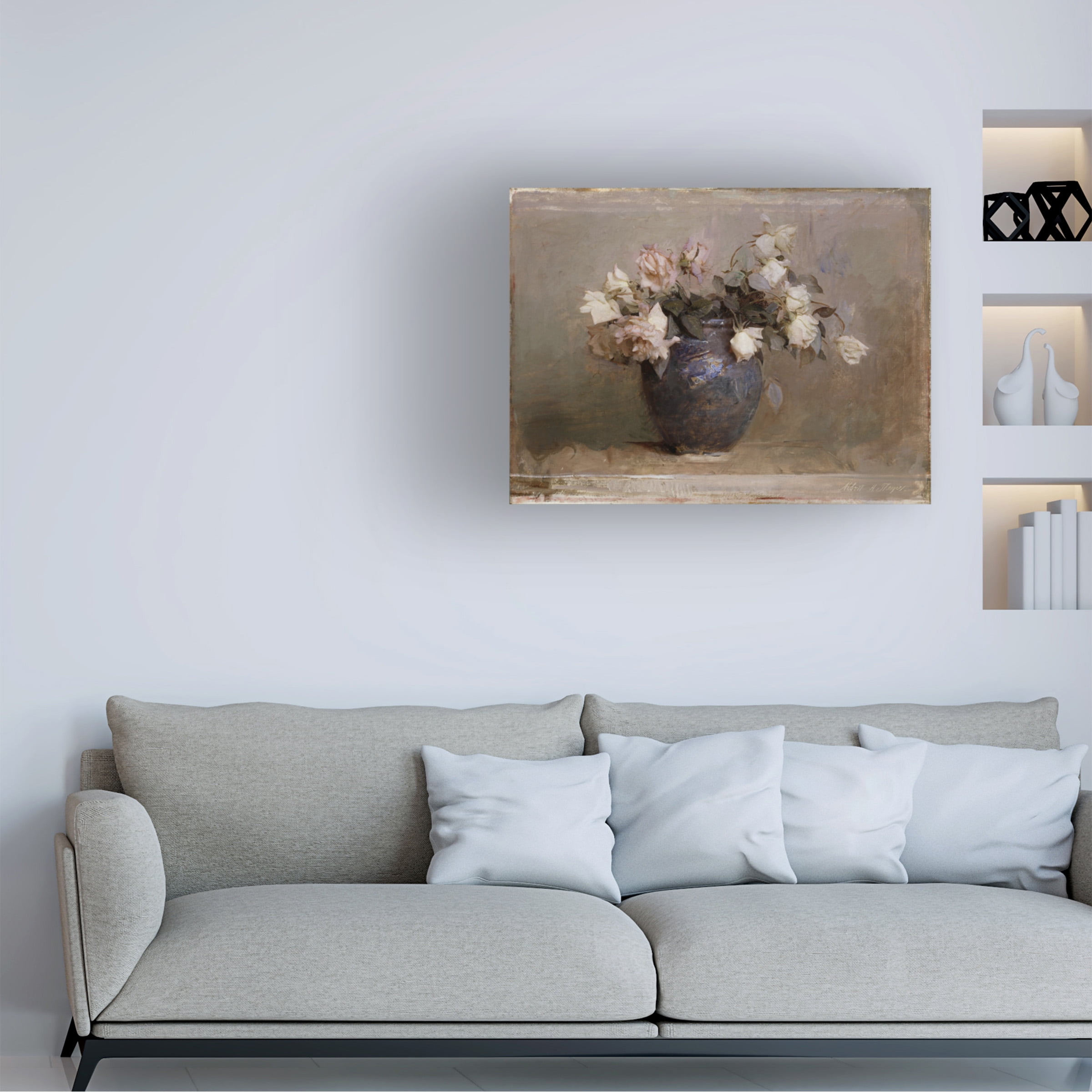 Abbott Handerson Thayer 'Roses' Canvas Art