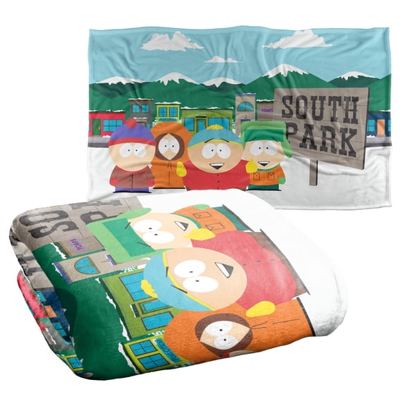 South Park Boys and Sign Silky Touch Super Soft Throw Blanket 36' x 58', Multi