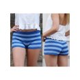 thumbnail image 3 of LMLYSoH Women’s Knit Shorts Summer Fashion Low Waist Stripes Print Mini Shorts Stretchy Shorts, 3 of 10