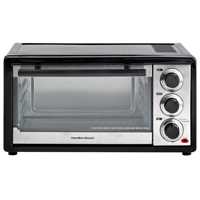 Horno Tostador Hamilton Beach 6 Rebanadas Negro