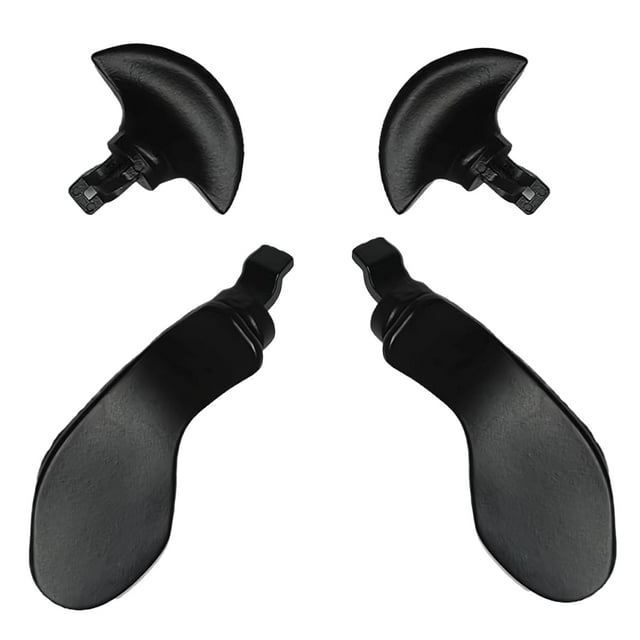 4 Pcs Palettes Arrière en Métal pour Manette DualSense Edge PS5, Pièces de Remplacement Interchangeables pour Manette Sans Fil DualSenseEdge PS5