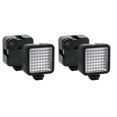 thumbnail image 1 of 2X Luz de Video LED Brillante 49 Cámara de Iluminación LED Panel de Luz de Cámara Portátil Regulable para , , Y Otras Cámaras DSLR, 1 of 5
