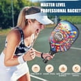 thumbnail image 3 of Pickleball Paddles Set Fiberglass Surface Non-Slip Grip Durable Lightweight Pop Tennis Sports Accessory Traction And Stability bag 2, 3 of 6
