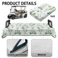 thumbnail image 6 of Yuyamidu Golf Theme Golf Cart Seat Covers Fashion Golf Cart Seat Towel Blanket for 2-Person Seats Club Car, Green, 6 of 8