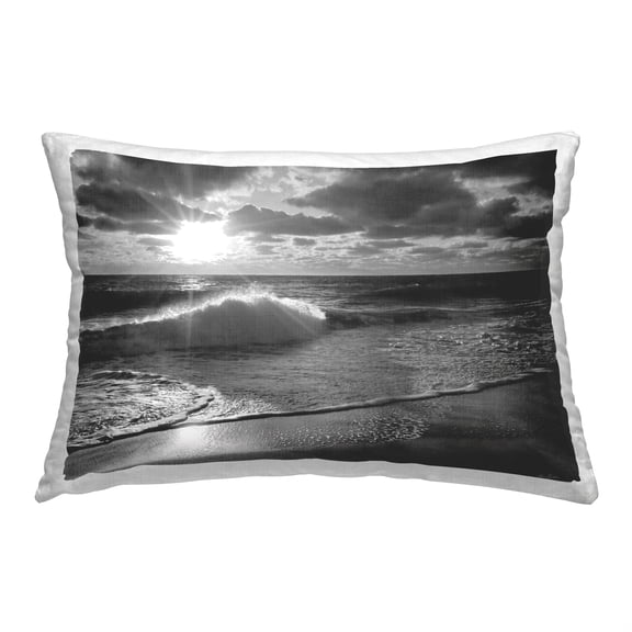 Stupell Industries Sea Waves on Shore Decorative Printed Throw Pillow, 14 x 20