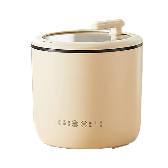 Mini olla arrocera eléctrica multifuncional para el hogar, de bajo consumo, antiadherente, para cocinar gachas de avena, CN