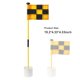 thumbnail image 3 of Soidarity Golf Flagstick Set Portátil Desmontable Ajustable Impermeable Lavable Colorido ABS Agujero Taza Poner Bandera Verde Amarillo Golf amarillo negro Soidarity OD021174-05, 3 of 6