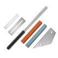 thumbnail image 1 of 6Pcs Guitar Luthier Tool Kit Fret Crowning File Dressing Rocker Fingerboard Guard Grinding Stone, 1 of 8