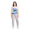 thumbnail image 2 of Disney Stitch Junior V-Neck Tee, S-2XL (Women's), 2 of 7