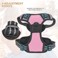 thumbnail image 6 of MoNiBloom No Pull Mesh Dog Harness for Small Dogs, Reflective Vest Pet Harness with Control Handle, Pink S, 6 of 9