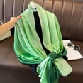 thumbnail image 5 of Bufandas de seda degradada para mujer, marca de lujo, hijab, pañuelo para mujer, chales, pañuelo de seda, pañuelo para la cabeza, hijab, poncho de playa, 5 of 5