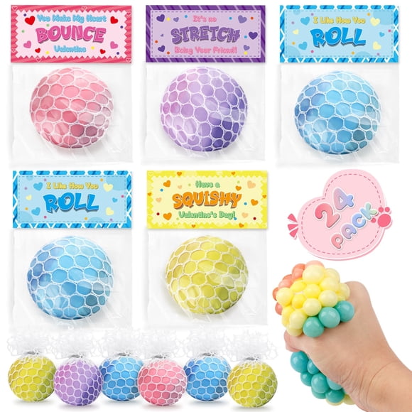 Set de 24 Pelotas Antiestrés para San Valentín BAYSING