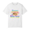 thumbnail image 3 of Happy New Year T-Shirt, 100% Cotton Made Comfy Fabric, 2026 New Year's T-shirt, White 3XL, 3 of 6