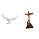 thumbnail image 1 of Escultura de ángel,Estatua de ángel para decoración del hogar,manualidades,color blanco,Estatua católica,Colección religiosa de la estatua de la Virgen María,Figura de la cruz de Jesús, 1 of 8