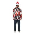 thumbnail image 4 of Jollidays Men's Ugly Christmas Allover Print Blazer Jacket, Sizes S-XL, 4 of 5