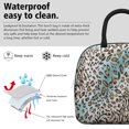 thumbnail image 3 of Womens Leopard and Tiger Pattern Lunch Box for Work,Insulated Lunch Bag for Women,Loncheras Para Mujer,Leakproof Adult Lunch Bag for Work,Beach,Travel,Picnic,Camping, 3 of 7
