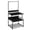 Black, variant on CuisinSmart 3D Printer Workstation, 3-Tier Large Printer Stand with Built-in Power Outlet, Top Filament Spool Holder for 3D Printing & Office Printer Storage