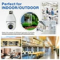 thumbnail image 5 of Wireless WiFi Light Bulb Camera Security Camera 1080p - 2.4GHz WiFi Smart 360 Surveillance Camera for Indoor and Outdoor, Light Socket Camera with Real-time Motion Detection and Alerts, Night Vision, 5 of 7