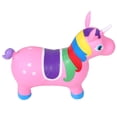 thumbnail image 4 of MOVTOTOP Bouncy Unicorn Horse Kids Ride On Bouncer Toddler Girl Bouncing Animal Hopper Inflatable Hopping Toy for Birthday, 4 of 7