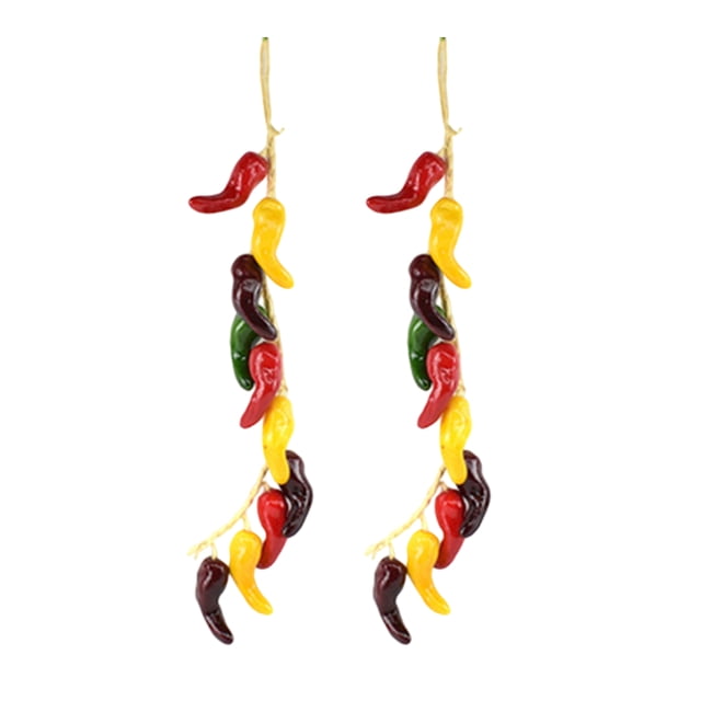 Guirnalda de verduras artificiales con forma de guirnalda de verduras simuladas, verduras decorativas realistas.