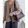 thumbnail image 5 of Kukuzhu Women's Tote Bag PU Leather Shoulder Bag Lightweight Hobo Purse Soft Large Handbag Work Top Handle Bag, 5 of 8