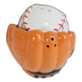 thumbnail image 5 of Ceramic Baseball With Glove Mitt Sports Salt And Pepper Shakers Figurine Set, 5 of 8